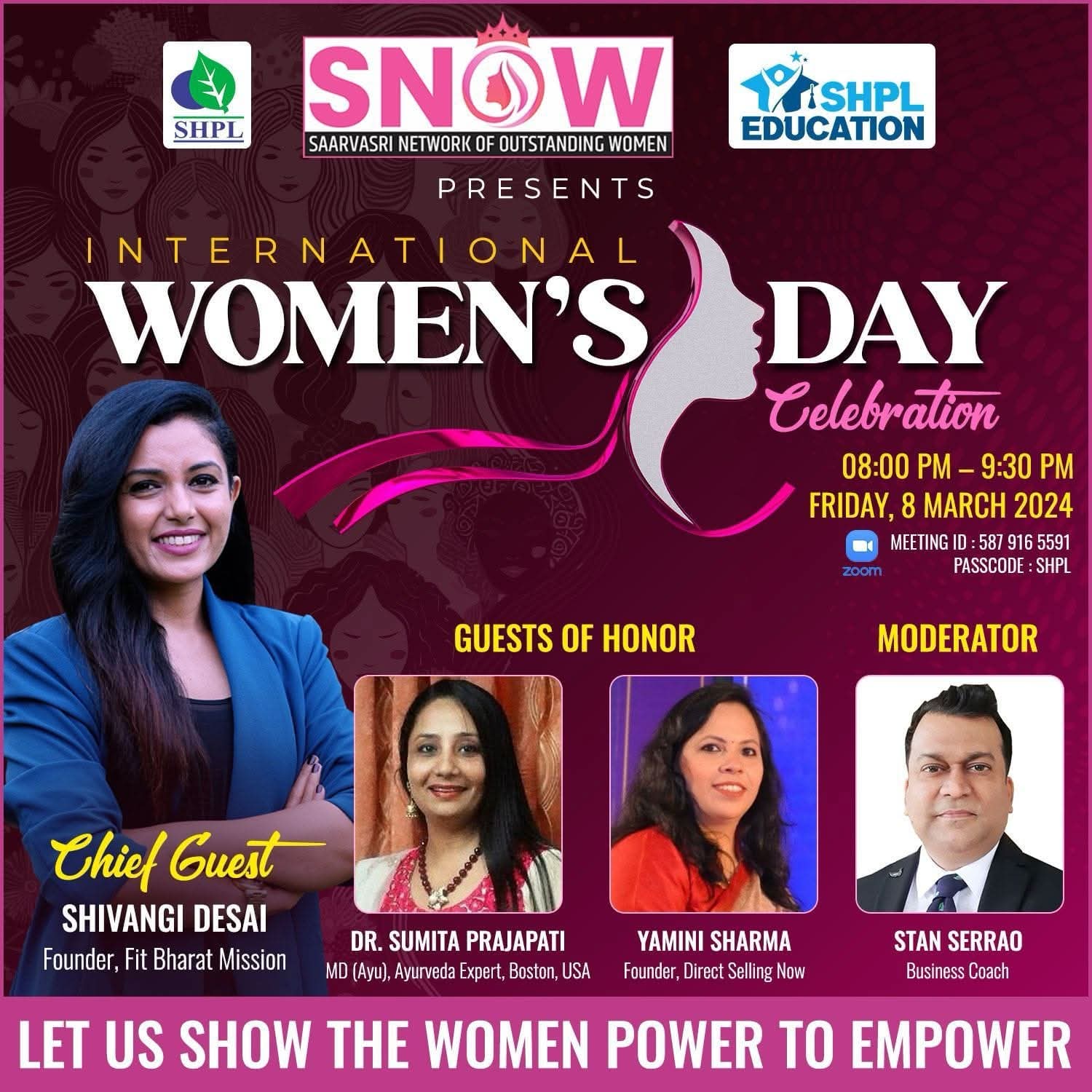 SHPL Womens Day celebration Guest of Honor